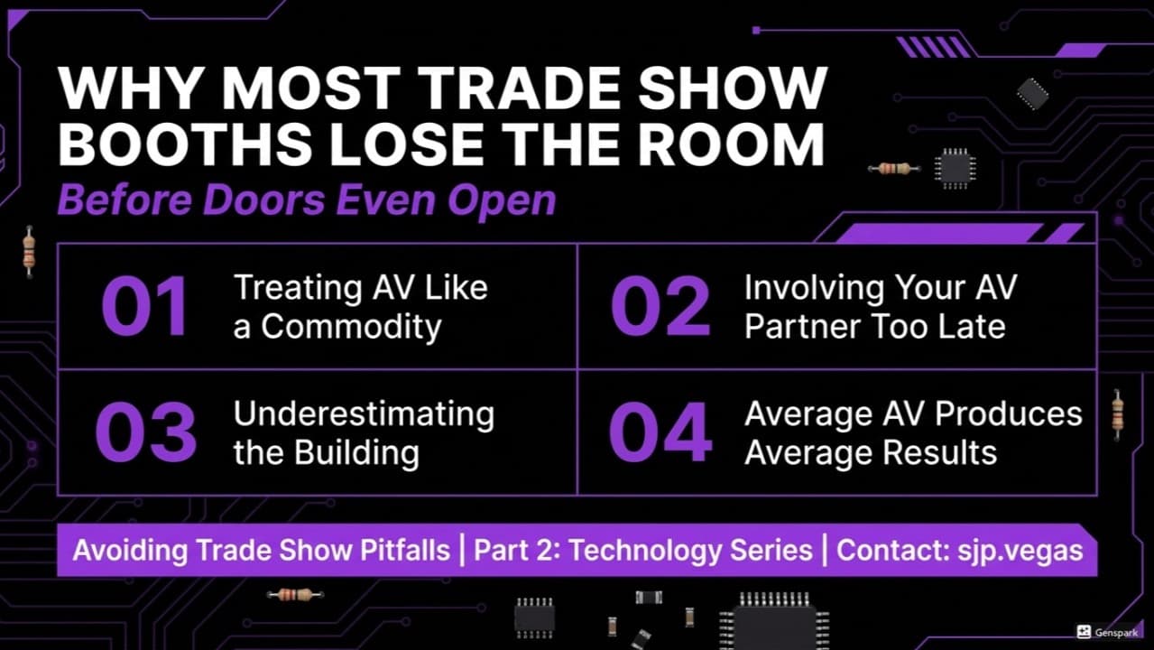 Why Most Trade Show Booths Lose the Room Before Doors Even Open